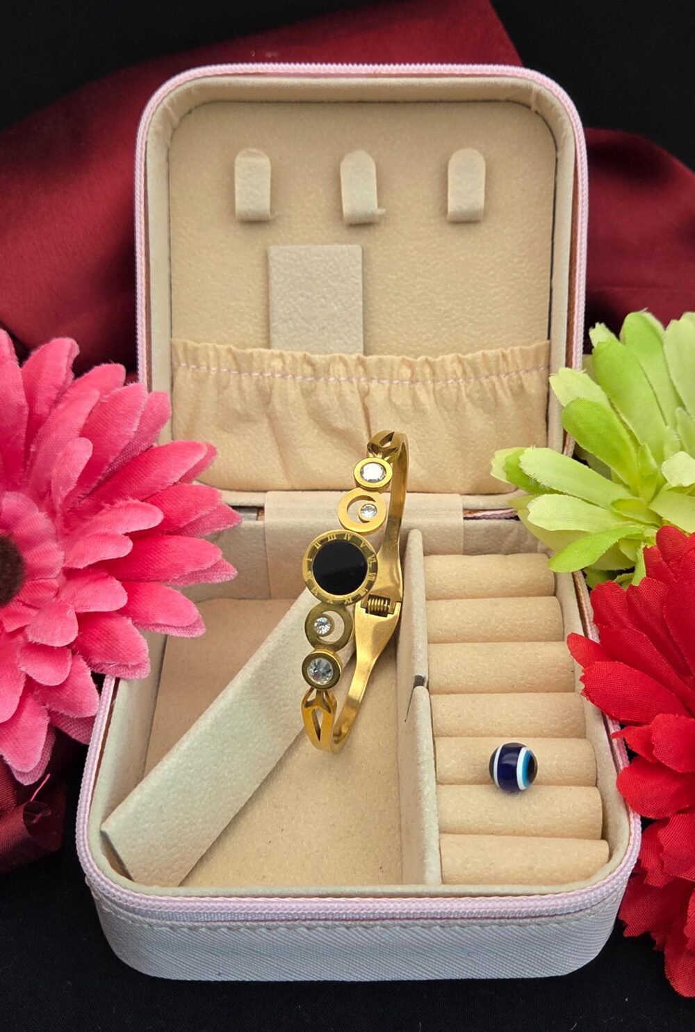 Black Golden Anti Tarnish Kada