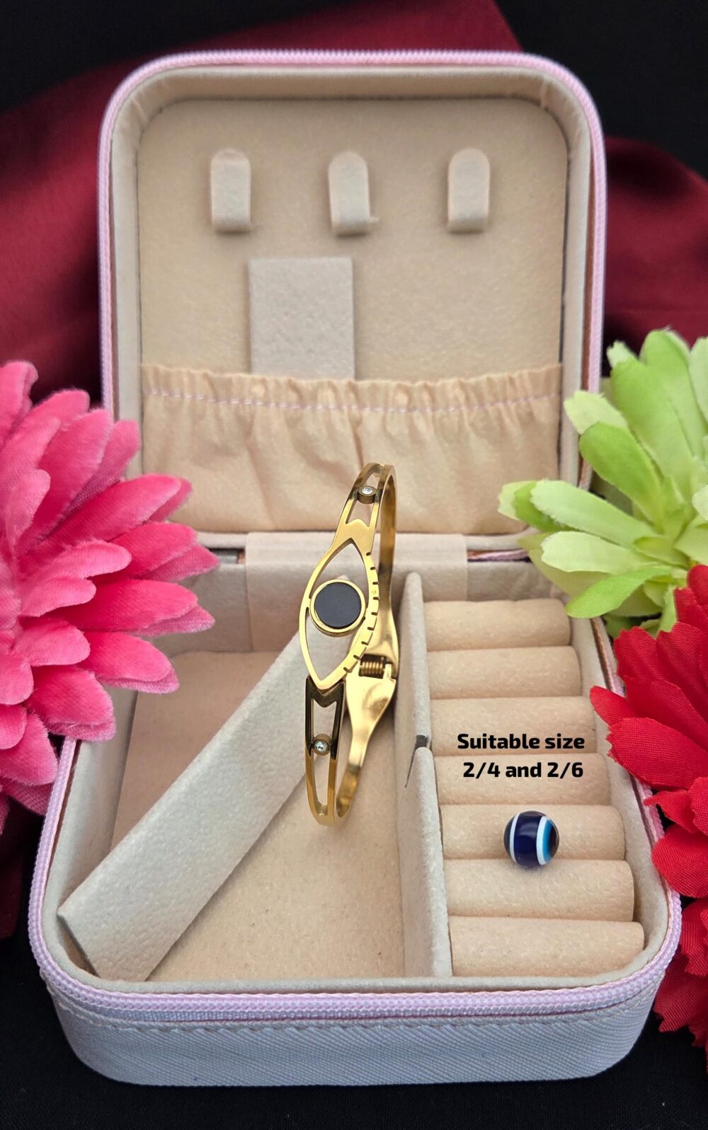 Evil Eye Anti Tarnish Kada